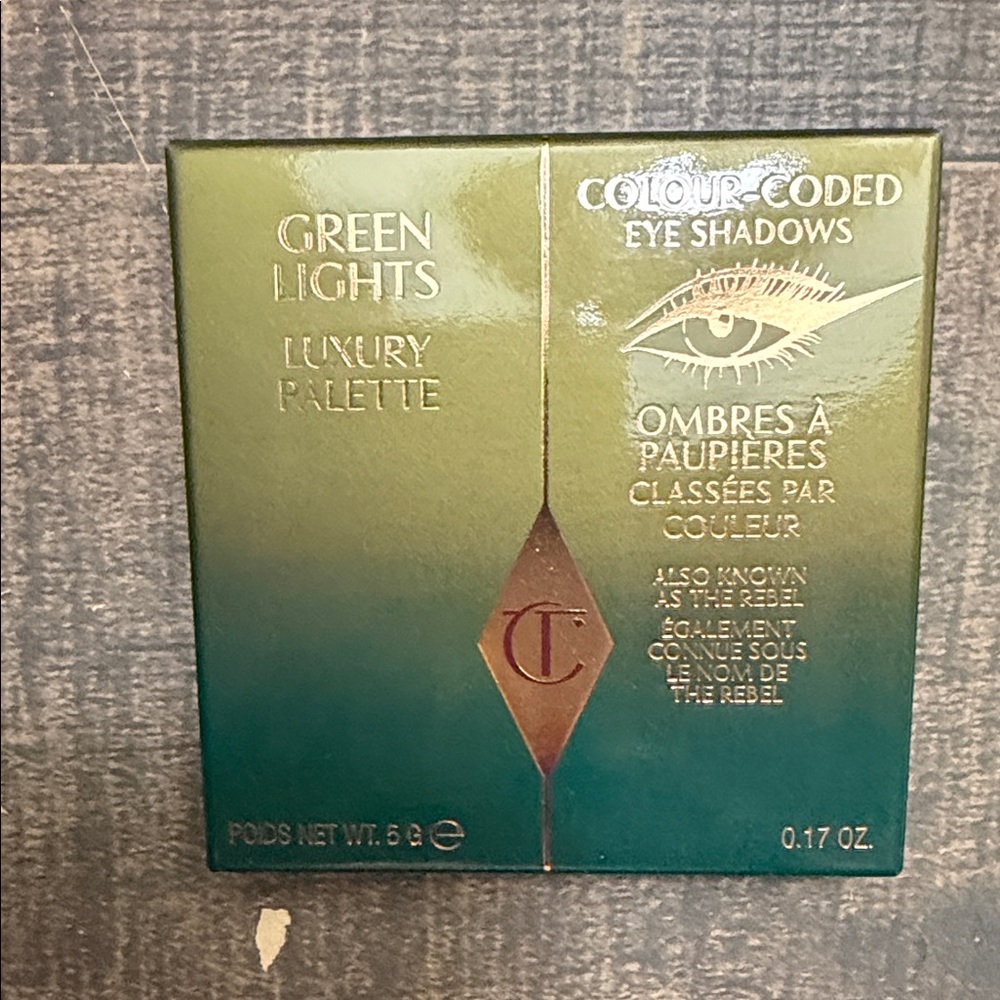NWB Charlotte Tilbury Green Lights Eye Shadow Palette